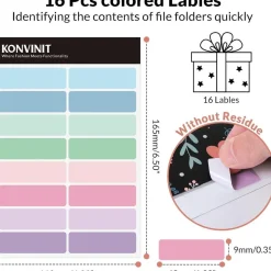 Konvinit Dokumentenmappe A4 mit 6 Fächern - Blumenmuster, ideal für Büro