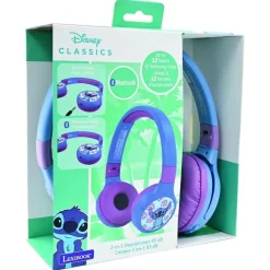Kopfhörer Lexibook Bluetooth 5.0, faltbar, verstellbar, blau