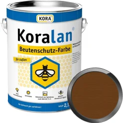 KORA Koralan Beutenschutz-Farbe 2.5 LTR Wetterschutzfarbe für Bienenkästen