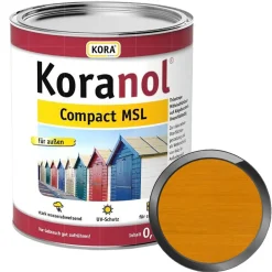 KORA Koranol Compact MSL 0.75 LTR Mittelschichtlasur Holzlasur Wetterschutzlasur
