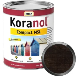KORA Koranol Compact MSL 0.75 LTR Mittelschichtlasur Holzlasur Wetterschutzlasur