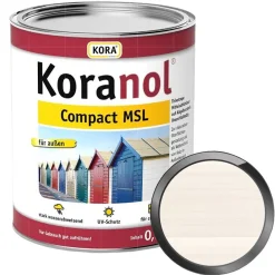 KORA Koranol Compact MSL 0.75 LTR Mittelschichtlasur Holzlasur Wetterschutzlasur