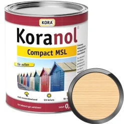 KORA Koranol Compact MSL 0.75 LTR Mittelschichtlasur Holzlasur Wetterschutzlasur