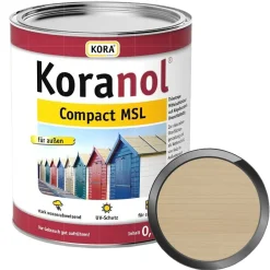 KORA Koranol Compact MSL 0.75 LTR Mittelschichtlasur Holzlasur Wetterschutzlasur