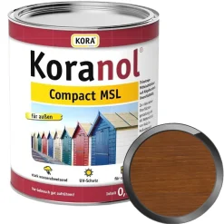 KORA Koranol Compact MSL 0.75 LTR Mittelschichtlasur Holzlasur Wetterschutzlasur