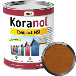 KORA Koranol Compact MSL 0.75 LTR Mittelschichtlasur Holzlasur Wetterschutzlasur