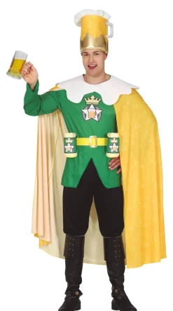 Kostüm Bier König Beer King Gr.52 4tlg mit Hut Motto Party Karneval Fasching JGA