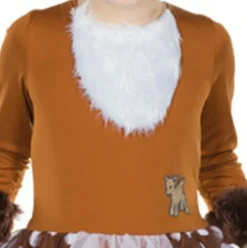 Kostüm Rehkitz Rehkostüm Kinder Reh Kleid Gr.116 128 140 braun Karneval Fasching