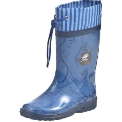 Käpt'n Sharky Gummistiefel 130069 blau Jungen Regenstiefel Pirat