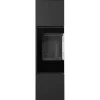 KRATKI REN M/P Kaminofen 7kW Ø150 Schwarz Montageset Selbstschließend