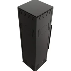 KRATKI REN M/P Kaminofen 7kW Ø150 Schwarz Montageset Selbstschließend