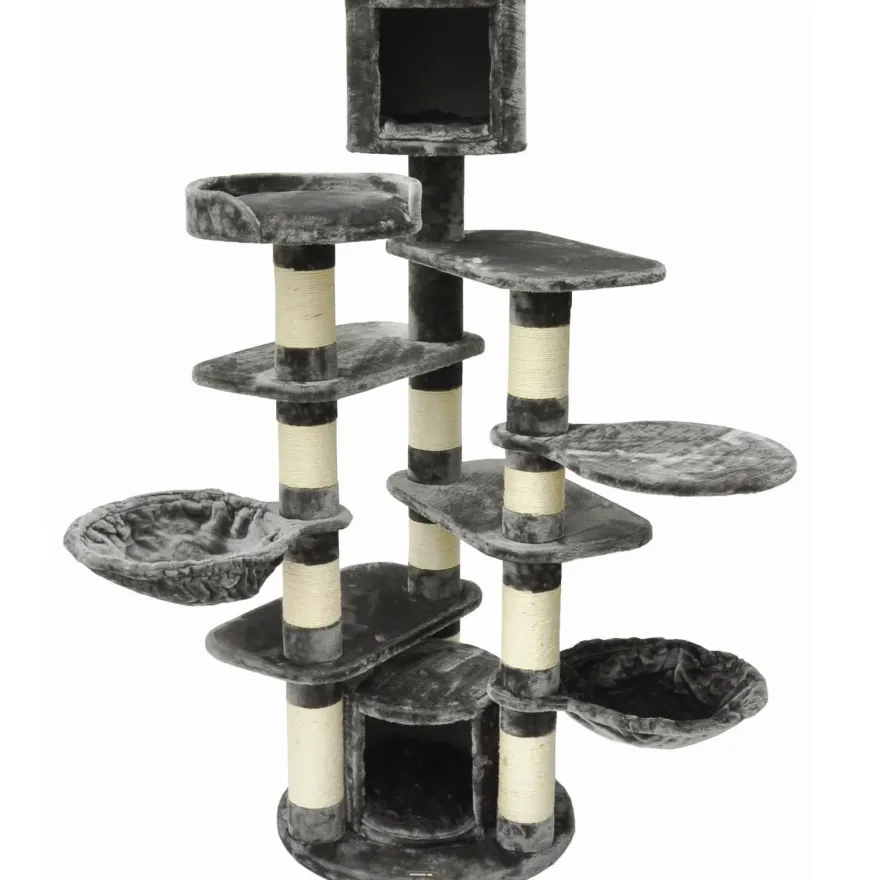 Kratzbaum Phoenix grau 180 x 130 x 60 cm