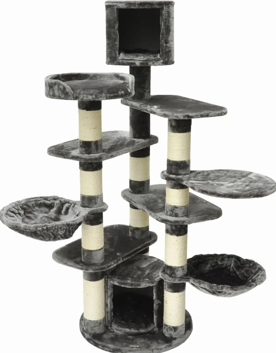 Kratzbaum Phoenix grau 180 x 130 x 60 cm