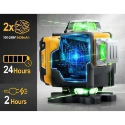 Kreuzlinienlaser im Koffer + Humberg HM-171 Stativ