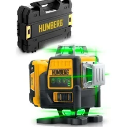 Kreuzlinienlaser im Koffer + Humberg HM-171 Stativ