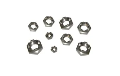 Kronenmutter Feingewinde M8 M10 M12 M14 M16 M18 M20 M22 M24 M27 M30 blank DIN937
