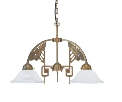 Kronleuchter D71-22op Berliner Messing