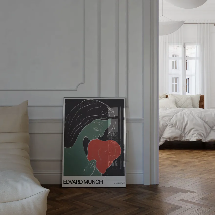 Kunst Poster · Geschenkidee · Edvard Munch Expressionismus Ikonische Gemälde