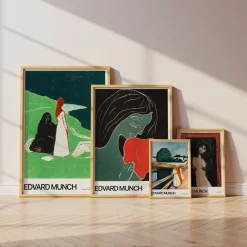 Kunst Poster · Geschenkidee · Edvard Munch Expressionismus Ikonische Gemälde