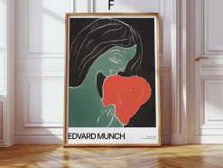 Kunst Poster · Geschenkidee · Edvard Munch Expressionismus Ikonische Gemälde