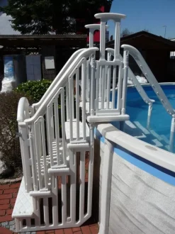 Kunststoffeinstieg Easy-Step 4x4 safety Pooltreppe Poolleiter