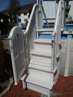 Kunststoffeinstieg Easy-Step 4x4 safety Pooltreppe Poolleiter