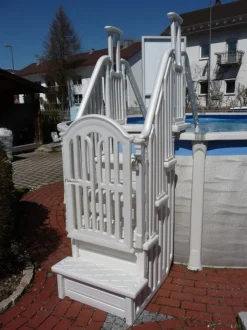 Kunststoffeinstieg Easy-Step 4x4 safety Pooltreppe Poolleiter