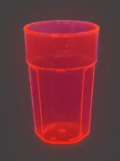 Kunststoff Mehrwegbecher Cocktailbecher bruchfest PC rot - Made in Germany