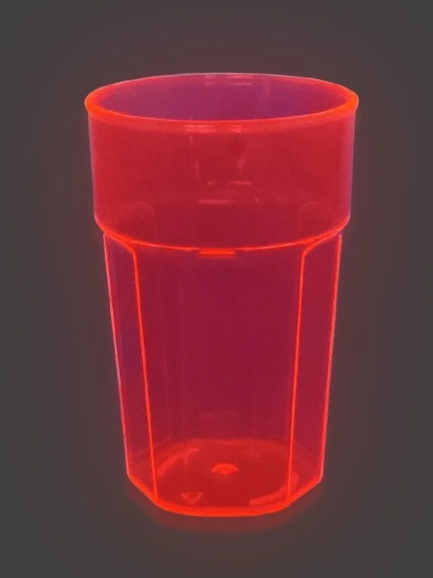 Kunststoff Mehrwegbecher Cocktailbecher bruchfest PC rot - Made in Germany