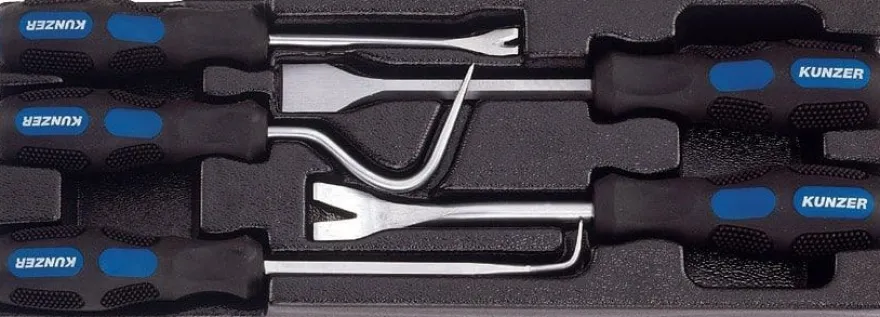 Kunzer Clip- u. Hebelwerkzeug, 5-tlg. 7CH05