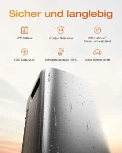 1,92kWh EcoFlow STREAM Ultra mit Erweiterungsakku All-in-One Balkonkraftwerkspeicher