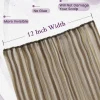 LaaVoo Echthaar Tressen Extensions Blond Highlighted Glatt Weft Extensions