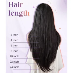 LaaVoo Echthaar Tressen zum Einnähen Blond Remy Extensions 60cm 100g - Bleiche