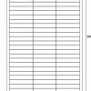 LabelOcean LO-0072-70-100, 7200 Etiketten, 65x12 mm, 100 Blatt DIN A4, 70g/ qm