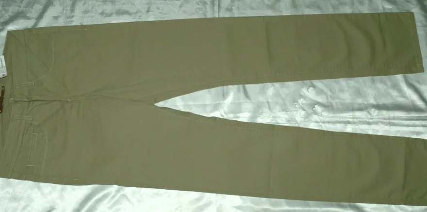 Lacoste Classic HF 2121 BTU Stretch Jeans Hose REG 5 Poket Pant 34 bis 44 Desert