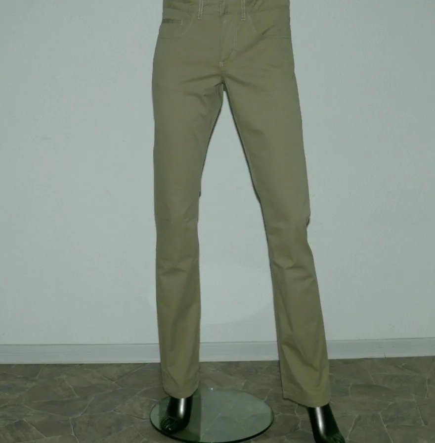 Lacoste Classic HF 2121 BTU Stretch Jeans Hose REG 5 Poket Pant 34 bis 44 Desert