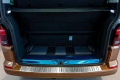 Ladekantenschutz passend für VW T6 6.2015-9.2019 Edelstahl Schwarz