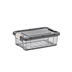 Lagerbox Aufbewahrungsbox mit Verschluss-Deckel Serie Stormax (ELITE) Fassungsverm