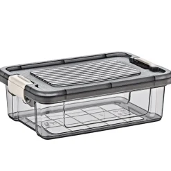 Lagerbox Aufbewahrungsbox mit Verschluss-Deckel Serie Stormax (ELITE) Fassungsverm