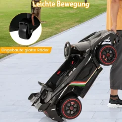 Lamborghini Elektroauto für Kinder, Kinderfahrzeug mit 2,4-G Fernbedienung& Hupe