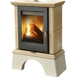 Landshut Cappuccino Keramik 8kW Kaminofen