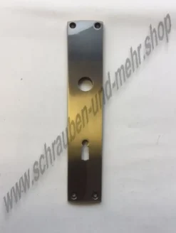 Langschild Jado, LPAN, ischop massiv Messing 72 mm BB PZ passende Schrauben