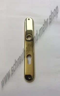 Langschild Jado, LPAN, ischop massiv Messing 72 mm BB PZ passende Schrauben