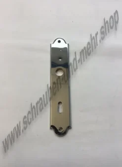 Langschild Jado, LPAN, ischop massiv Messing 72 mm BB PZ passende Schrauben