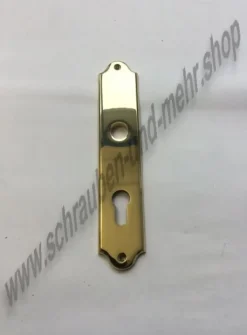 Langschild Jado, LPAN, ischop massiv Messing 72 mm BB PZ passende Schrauben