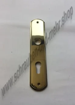 Langschild Jado, LPAN, ischop massiv Messing 72 mm BB PZ passende Schrauben