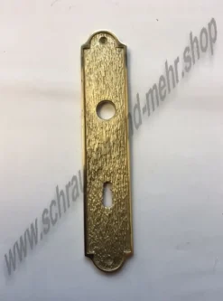 Langschild Jado, LPAN, ischop massiv Messing 72 mm BB PZ passende Schrauben