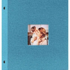 Lanpn Fotoalbum 13x18 cm, 200 Fotos, Leinen Einsteckalbum für Querformat