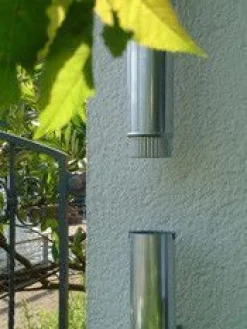 Laubfang im Fallrohr