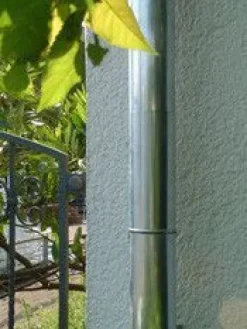 Laubfang im Fallrohr